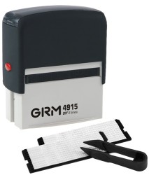 Фото самонаборного штампа GRM